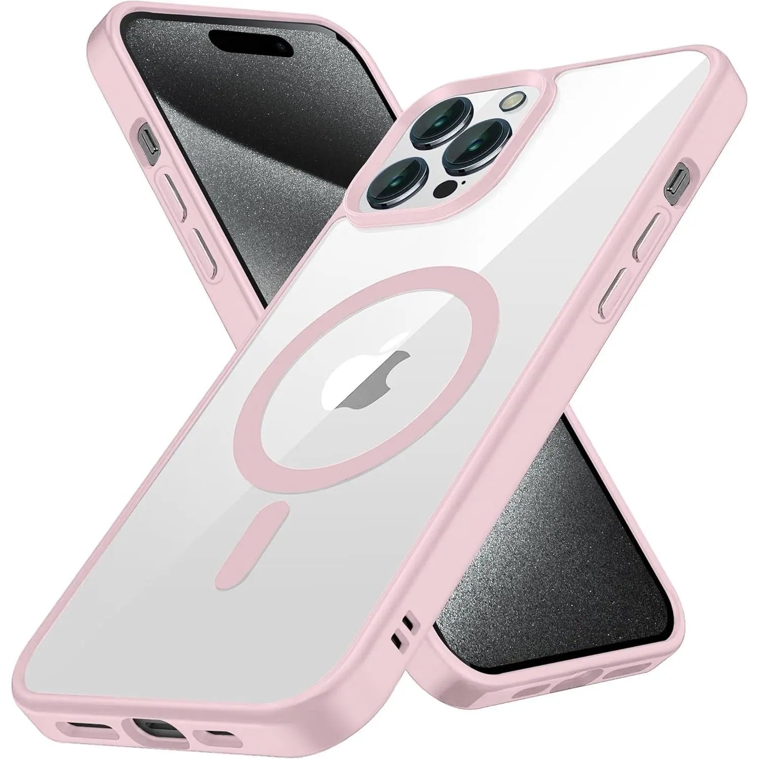 Entronix Apple iPhone 15 Pro Max [Magnetic-Compatible] Clear Matte Case - Entro Retail