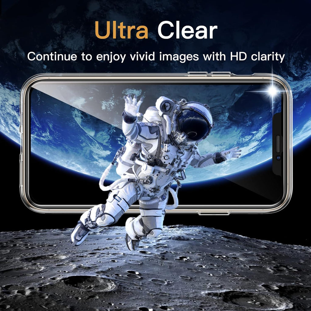 Entronix Bundle Compatible with iPhone 11 Pro - [Hard] Clear Case & 1 Clear Screen Protector