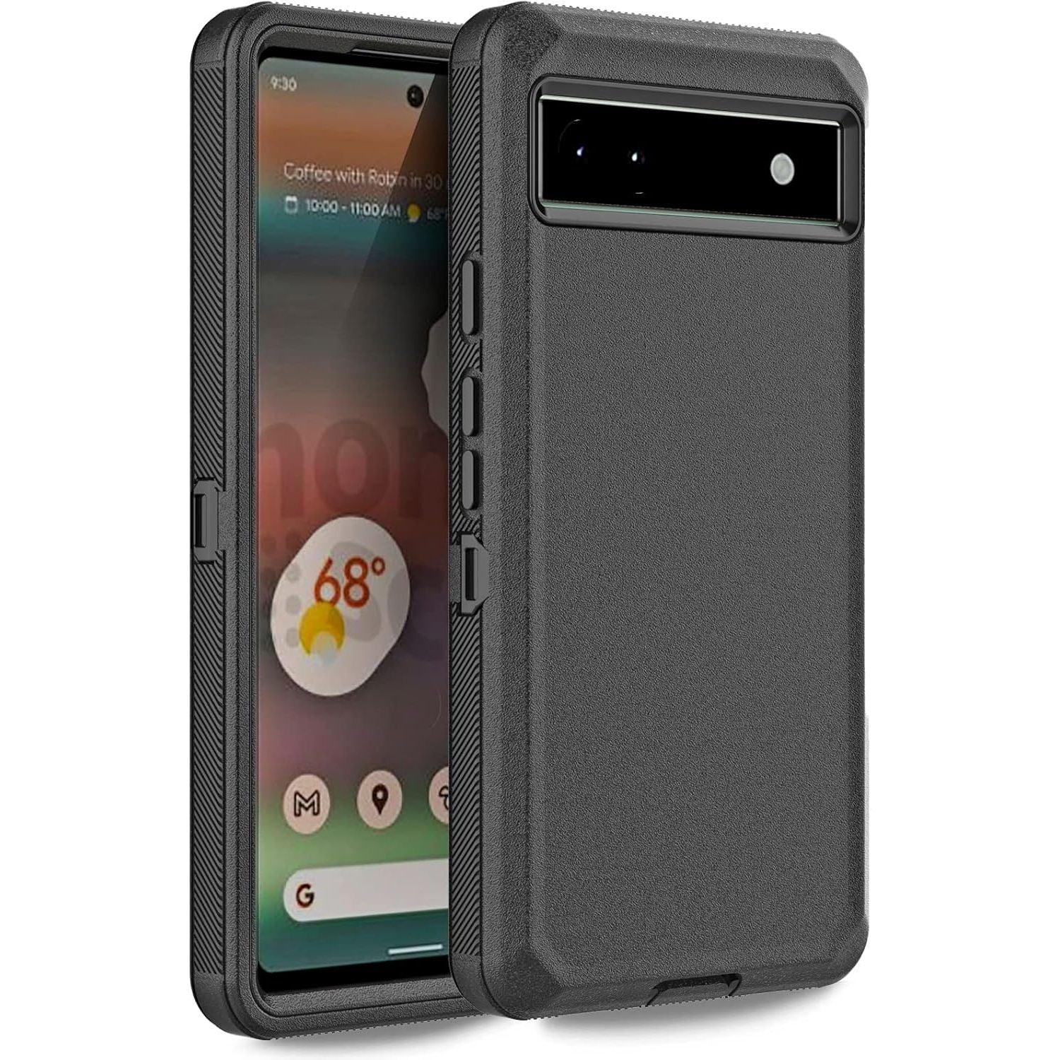 Entronix Heavy Duty Case for Google Pixel 6a, Triple-Layer & Full Protection, - Entro Retail