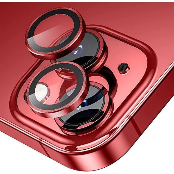 Entronix Camera Lens Protector Compatible with iPhone 14/14 Plus - Luxury Metal