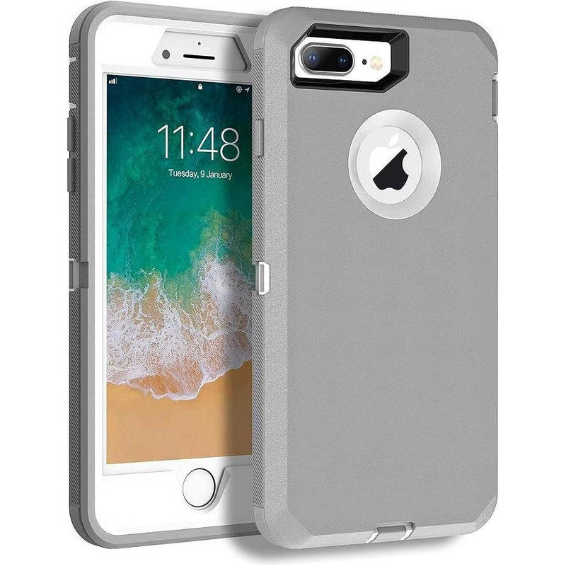 Entronix Case Compatible with iPhone 8 Plus/7 Plus - Triple-Layer Heavy Duty Protection