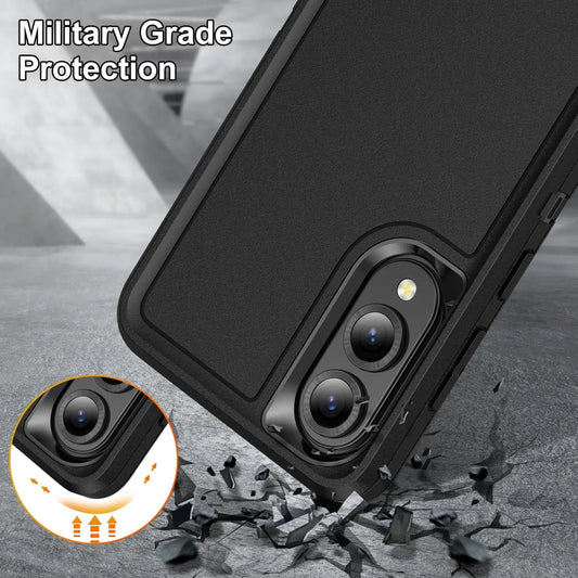 Entronix Case Compatible with Galaxy S25 Edge - Triple-Layer Heavy Duty Protection - Entronix