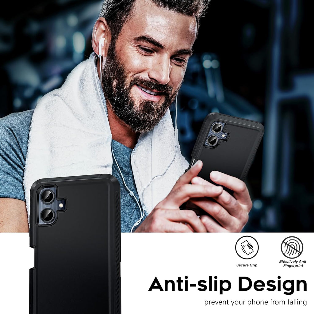 Entronix Bundle Compatible with Galaxy A06 - Heavy Duty Case & 1 Clear Screen Protector