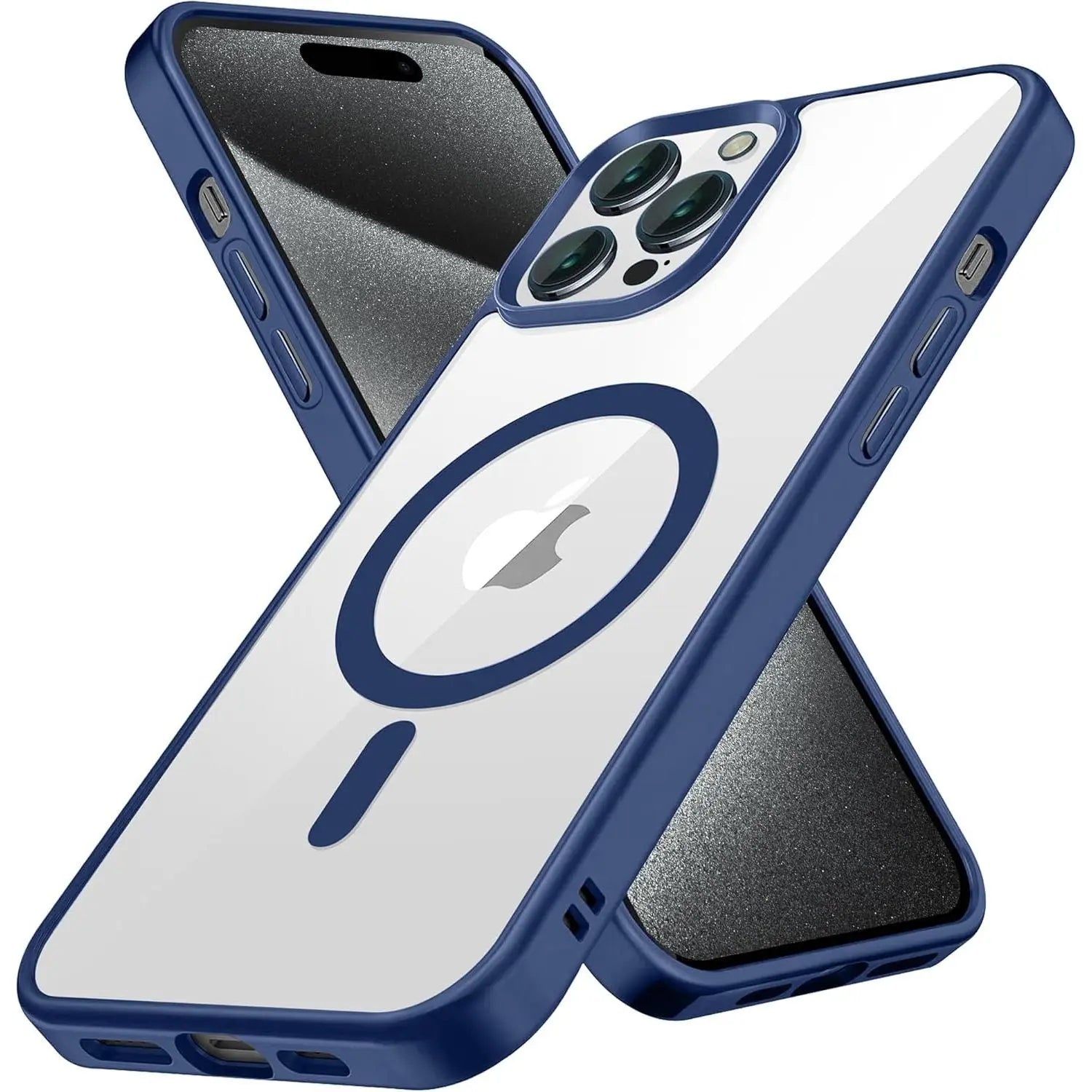 Entronix Pastel Clear Case for Apple iPhone 14 Pro, [Magnetic-Compatible] Clear Back Bumper Cover, - Entro Retail