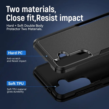 Entronix Case Compatible with Galaxy A26 - Soft-Touch Dual-Layer Sleek Cover - Entronix