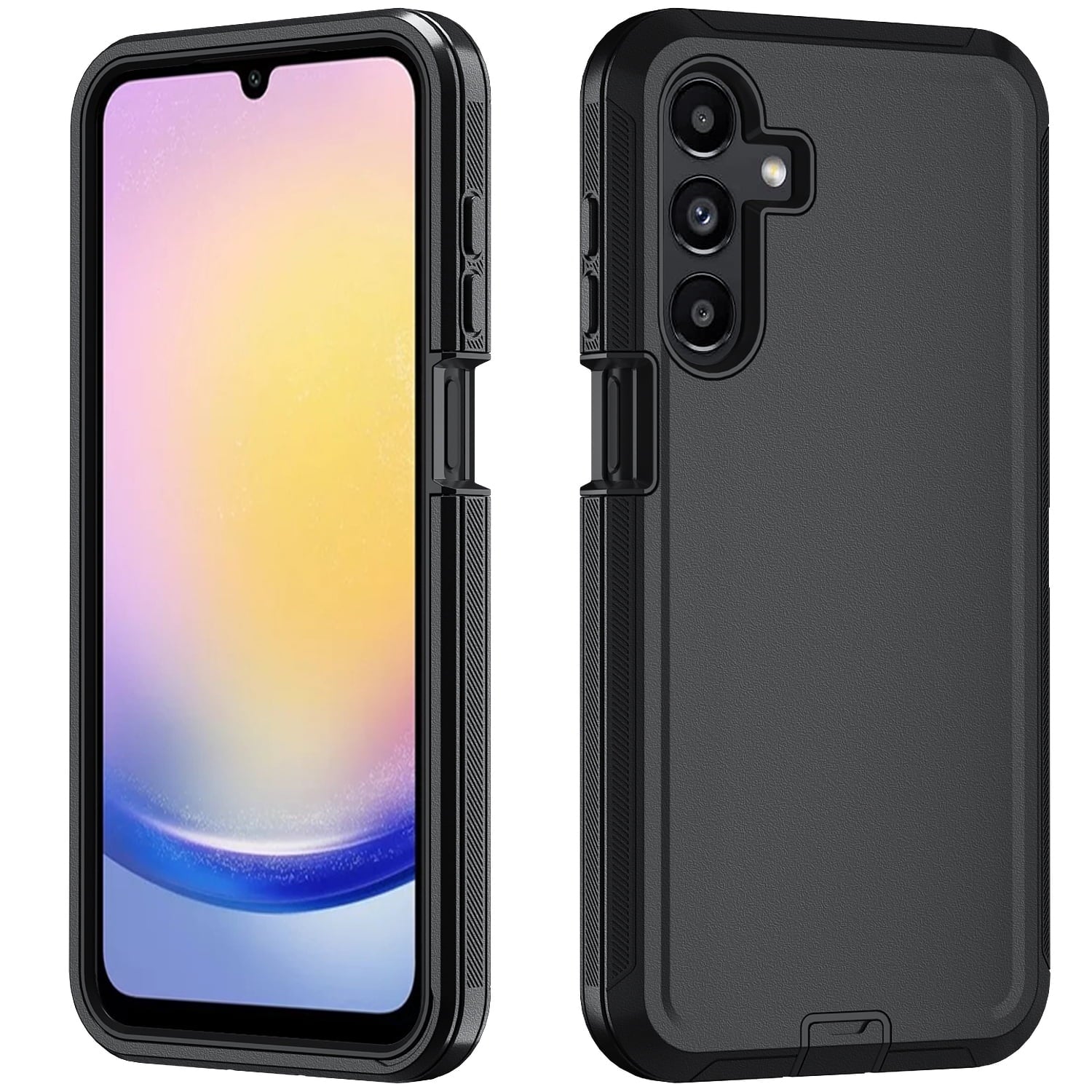 Entronix Bundle Compatible with Galaxy A16 - Heavy Duty Case & 2 Clear Screen Protectors