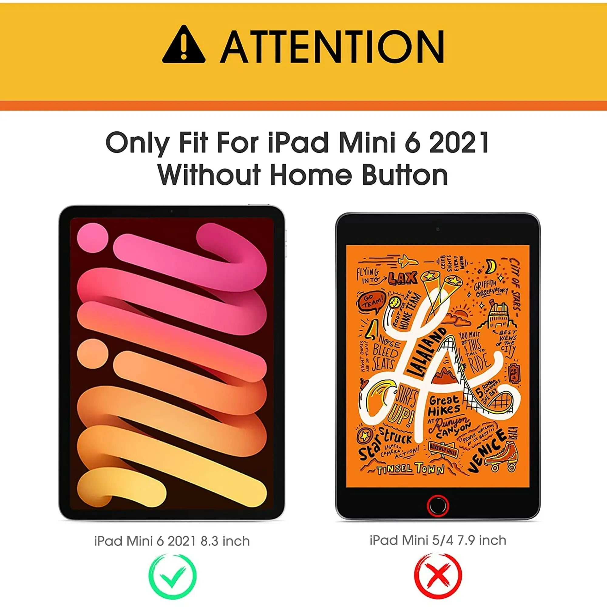 Entronix Case Compatible with iPad Mini 8.3" (6th Gen, 2021) - Triple-Layer Heavy Duty Protection - Entronix