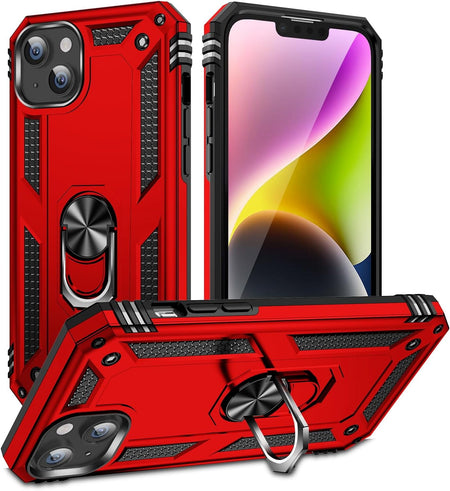 Entronix Apple iPhone 14 Case - Guard Ring Holder, Dual Layer Protection - Entro Retail
