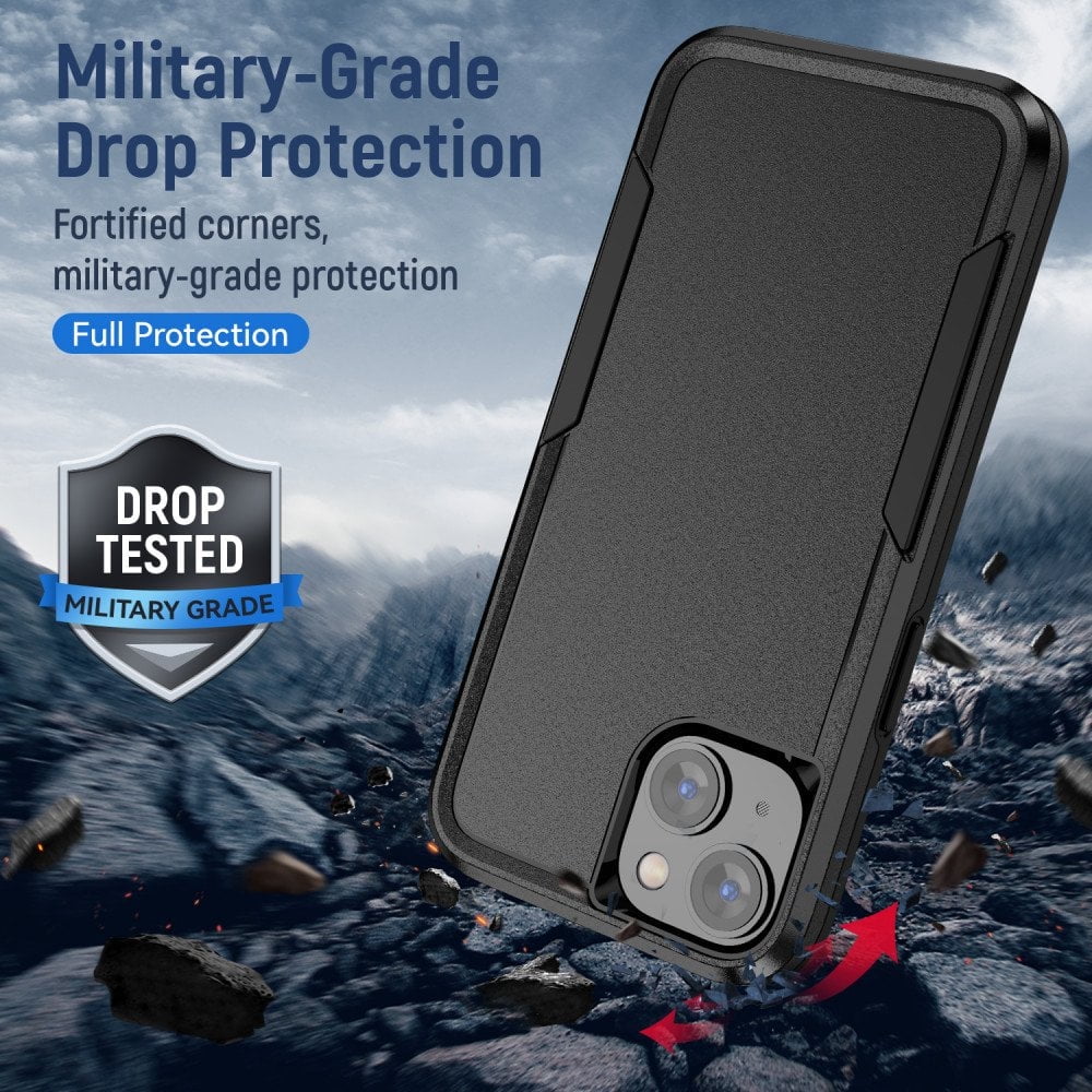 Entronix Case Compatible with iPhone 16E - Soft-Touch Dual-Layer Sleek Cover