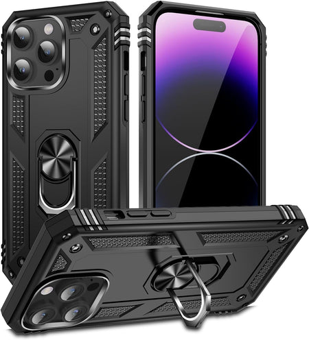 Entronix Apple iPhone 15 Pro Max Case - Guard Ring Holder, Dual Layer Protection - Entro Retail