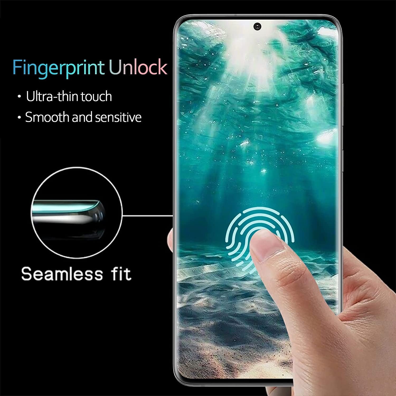 Entronix Clear Screen Protector Compatible with Galaxy Note 10 - 2-Piece Combo