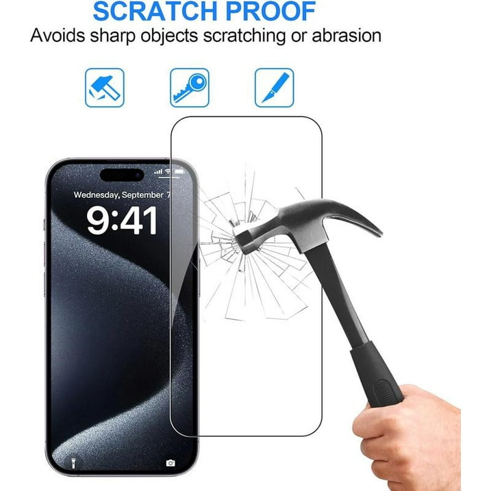 Entronix Bundle Compatible with iPhone 16 - Liquid Silicone Case, 2 Clear Screen Protectors & 2 Camera Lens Protectors
