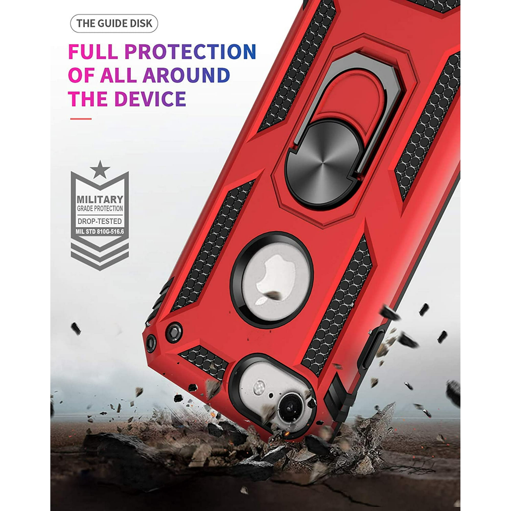 Entronix Case Compatible with iPhone 8/7/SE - Dual-Layer Guard Gripstand