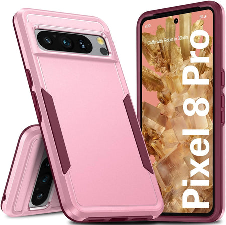 Entronix Case Designed for Google Pixel 8 Pro Heavy Duty Case, Protection Shockproof Dropproof Dustproof Anti-Scratch Case - Entro Retail