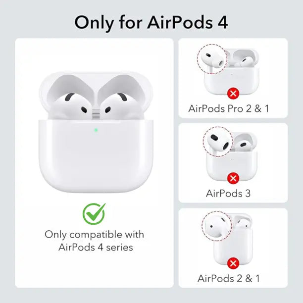 Entronix Apple AirPods 4th Gen Case - Luxury Rhinestone Cover, - Entronix