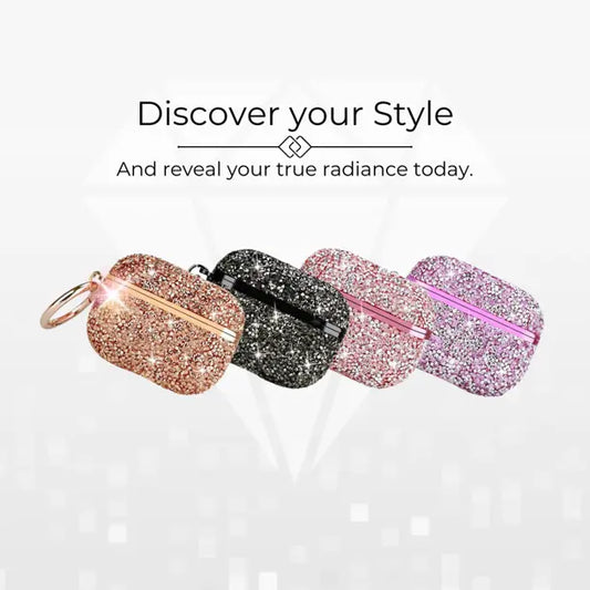 Entronix Apple AirPods 4th Gen Case - Luxury Rhinestone Cover, - Entronix