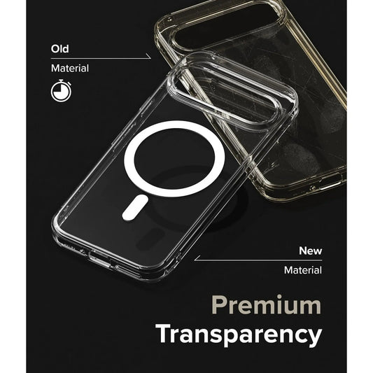 Entronix [Magnetic] Case Compatible with Pixel 9/9 Pro - [Hard Back] Slim Clear - Entronix