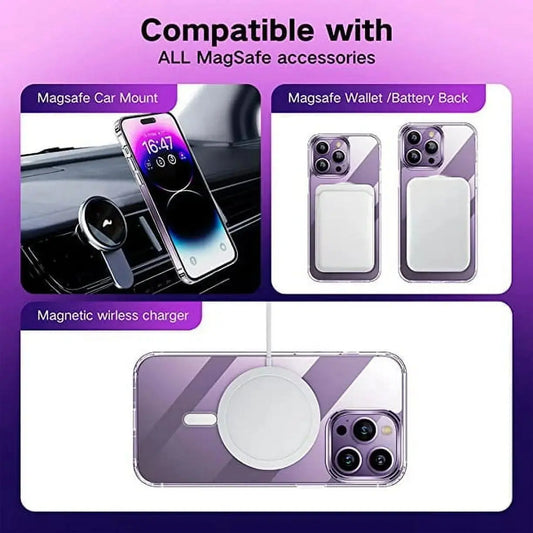 Entronix Apple iPhone 16 Case - [Magnetic-Compatible] Crystal Clear - Sturdy - Entro Retail