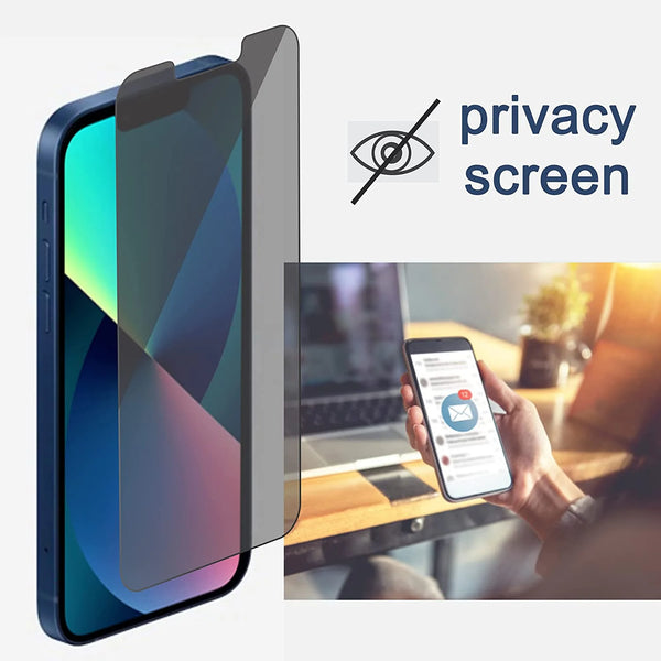 Entronix Anti-Spy Privacy Screen Protector Compatible with Galaxy A06 - 2-Piece Combo