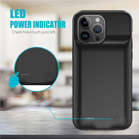 Entronix Apple iPhone 16 Pro Case - 7000mAh Battery Charger - Entro Retail