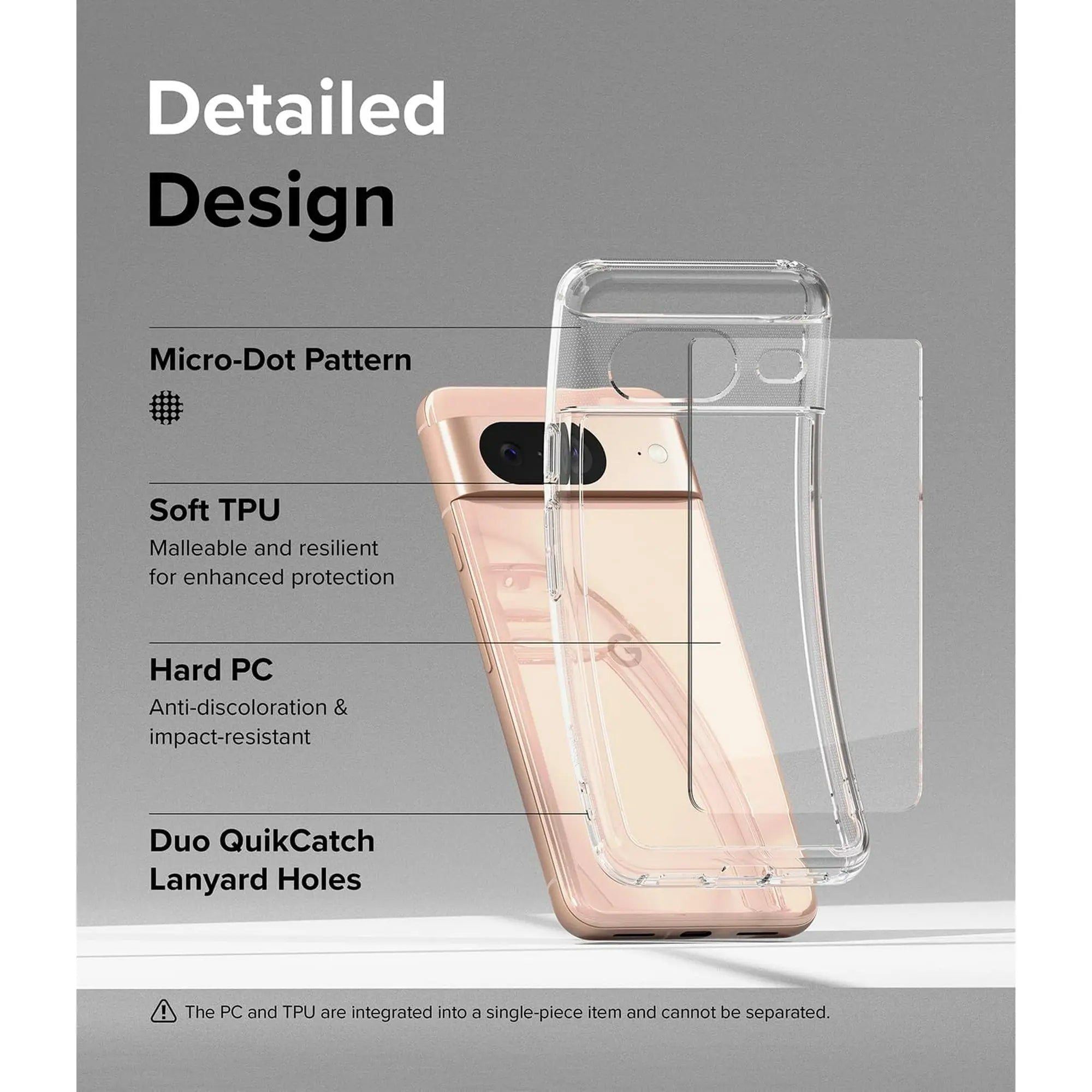 Entronix Bundle Compatible with Pixel 9 - Clear Case & 2 Clear Screen Protectors - Entronix