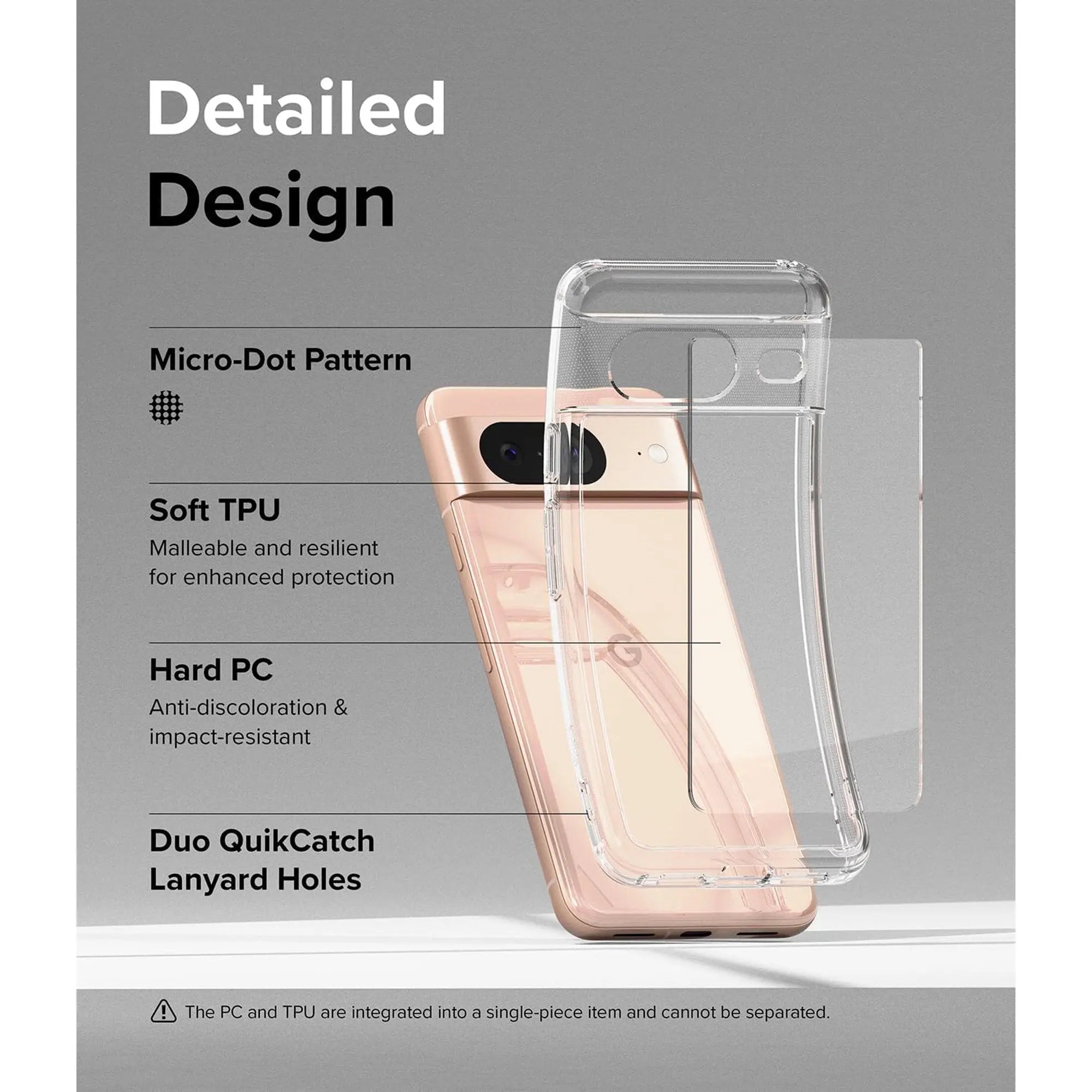 Entronix Bundle Compatible with Pixel 9 - [Magnetic] Clear Case & 1 Clear Screen Protector - Entronix