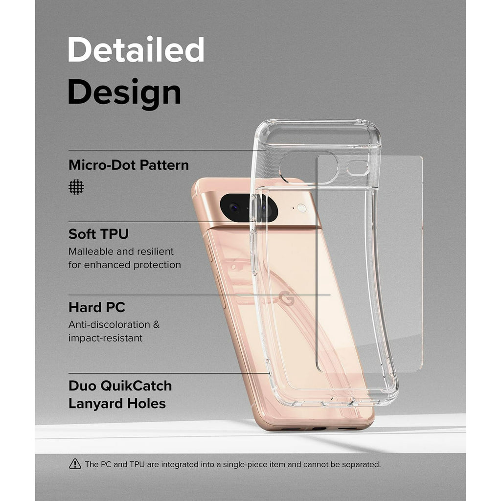 Entronix Case Compatible with Pixel 7 Pro - [Hard Back] Clear Cover