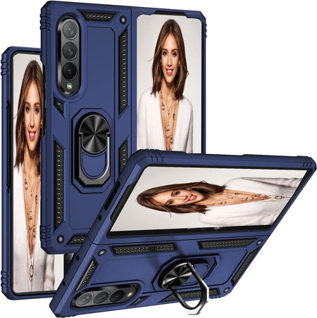 Entronix Samsung Galaxy Z Fold 5 Case - Guard Ring Holder, Dual Layer Protection - Entro Retail