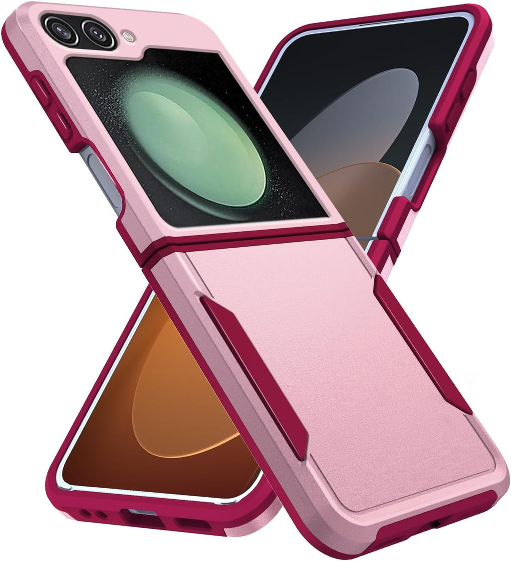 Entronix Case Designed for Samsung Z Flip 5 Heavy Duty Case, Protection Shockproof Dropproof Dustproof Anti-Scratch Case - Entro Retail