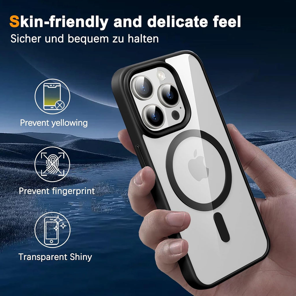 Entronix Apple iPhone 16 Pro Max [Magnetic-Compatible] Case - Clear Matte, - Entro Retail