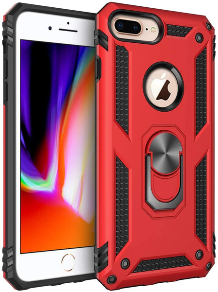 Entronix Apple iPhone 8 Plus/7 Plus Case - Guard Ring Holder, Dual Layer Protection - Entro Retail