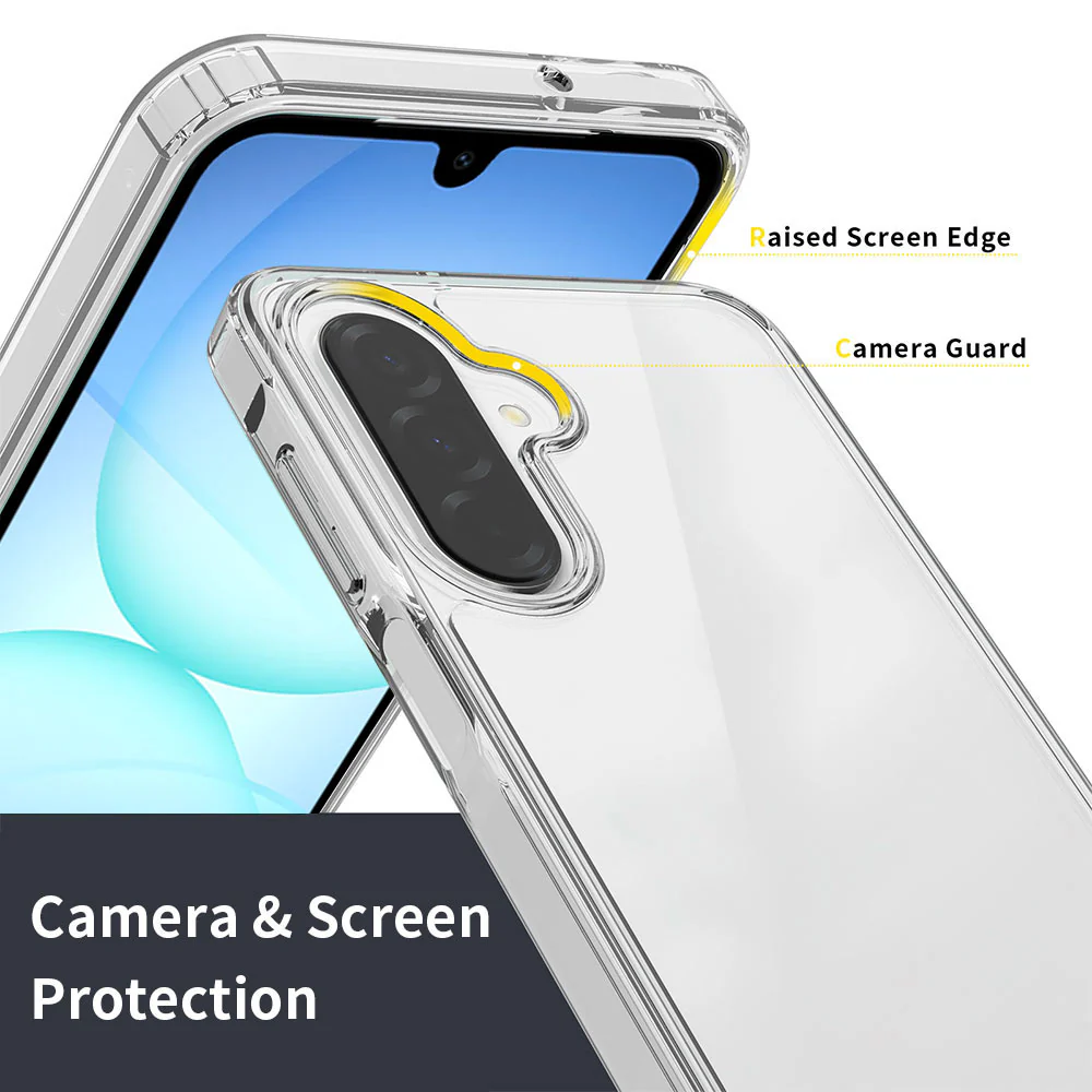Entronix Case Compatible with Galaxy A17 - [Hard Back] Clear Cover - Entronix