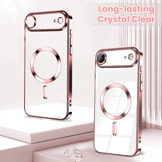 Entronix Bundle Compatible with iPhone 17 Air - [Magnetic] Luxury Glossy Case & 2 Clear Screen Protectors - Entronix