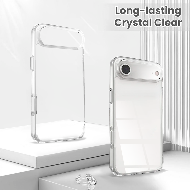 Entronix Case Compatible with iPhone 17 Air - [Hard Back] Clear Cover - Entronix