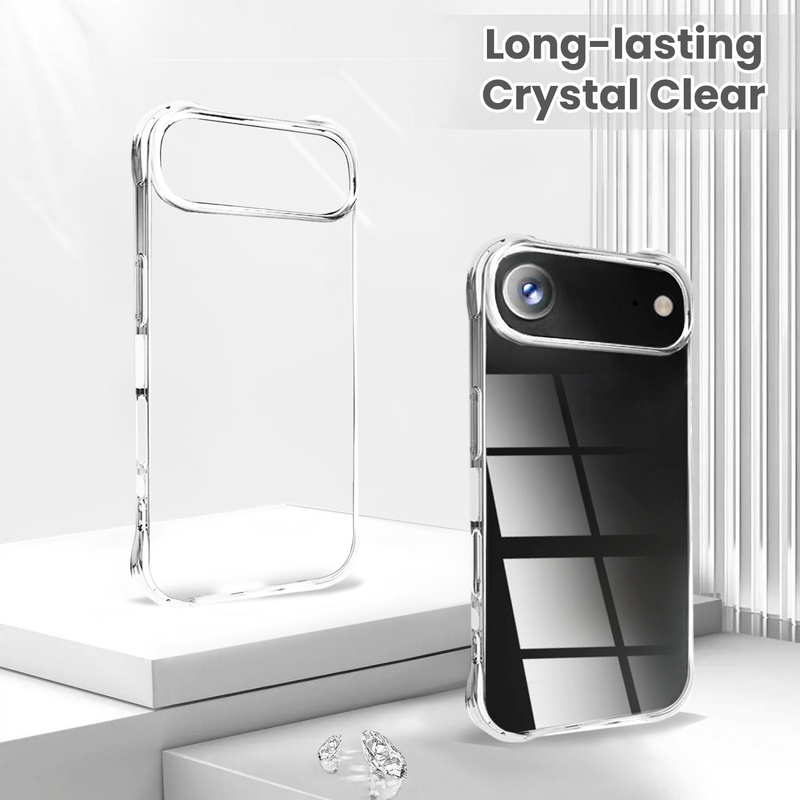 Entronix Case Compatible with iPhone 17 Air - [Hard Back] Thick Clear