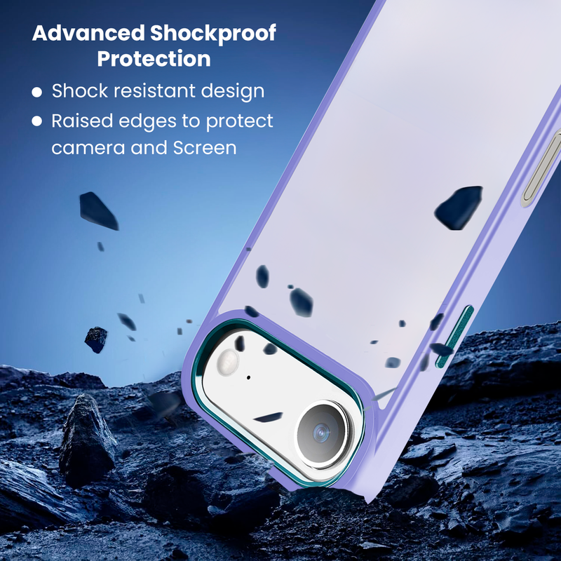 Entronix Case Compatible with iPhone 17 Air - Translucent Frosted Matte
