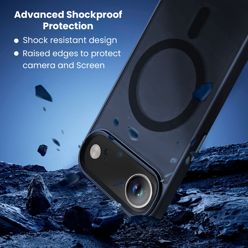 Entronix [Magnetic] Case Compatible with iPhone 17 Air - Translucent Frosted Matte - Entronix