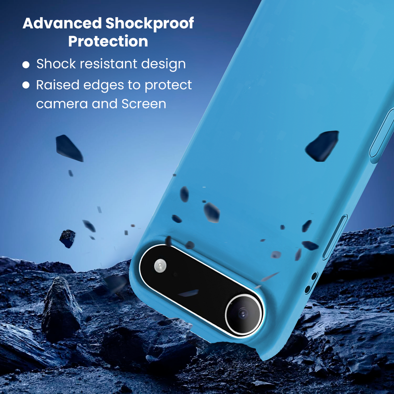 Entronix Bundle Compatible with iPhone 17 Air - Liquid Silicone Case, 1 Clear Screen Protector & 1 Camera Lens Protector