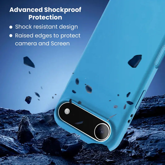 Entronix Bundle Compatible with iPhone 17 Air - Liquid Silicone Case, 1 Clear Screen Protector & 1 Camera Lens Protector - Entronix