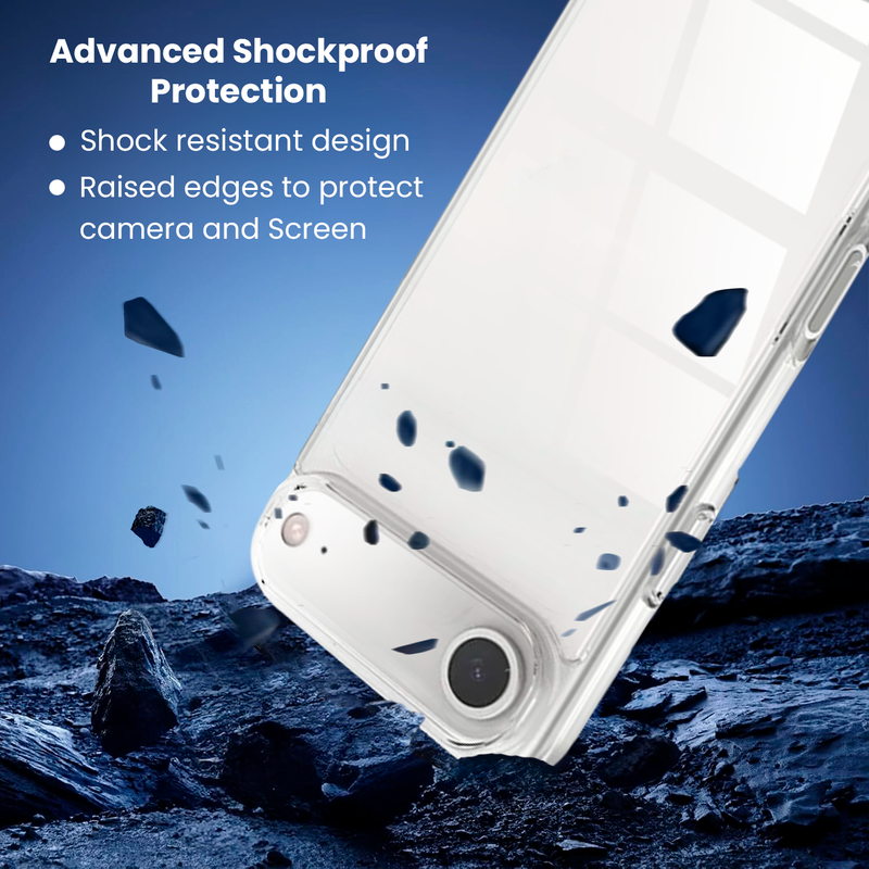 Entronix Case Compatible with iPhone 17 Air - [Hard Back] Clear Cover - Entronix