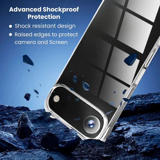 Entronix Case Compatible with iPhone 17 Air - [Hard Back] Thick Clear - Entronix