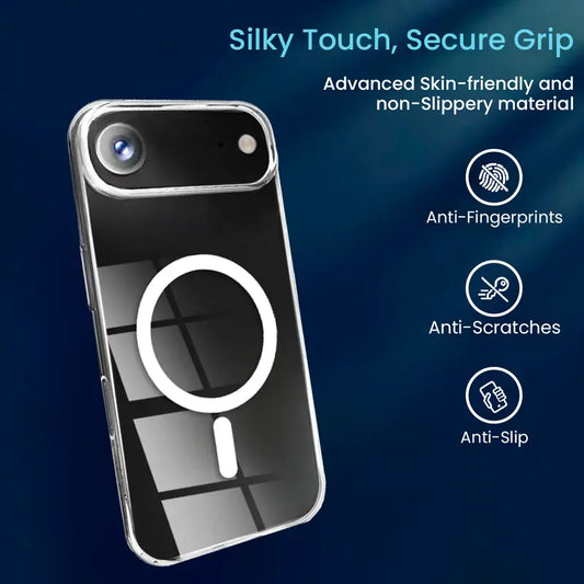 Entronix Bundle Compatible with iPhone 17 Air - [Magnetic] Clear Case & 1 Clear Screen Protector - Entronix
