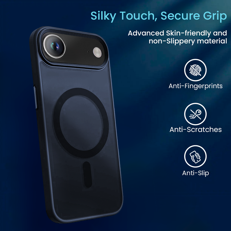 Entronix [Magnetic] Case Compatible with iPhone 17 Air - Translucent Frosted Matte - Entronix