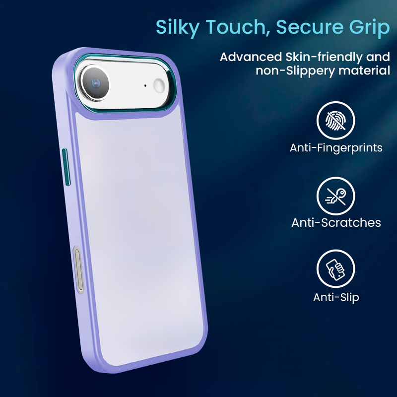 Entronix Case Compatible with iPhone 17 Air - Translucent Frosted Matte