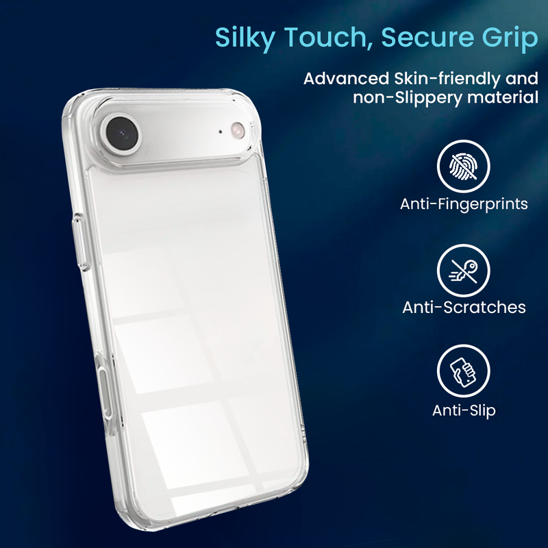 Entronix Case Compatible with iPhone 17 Air - [Hard Back] Clear Cover - Entronix