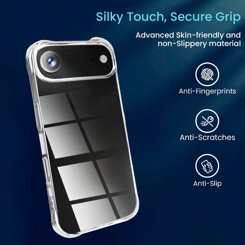 Entronix Case Compatible with iPhone 17 Air - [Hard Back] Thick Clear