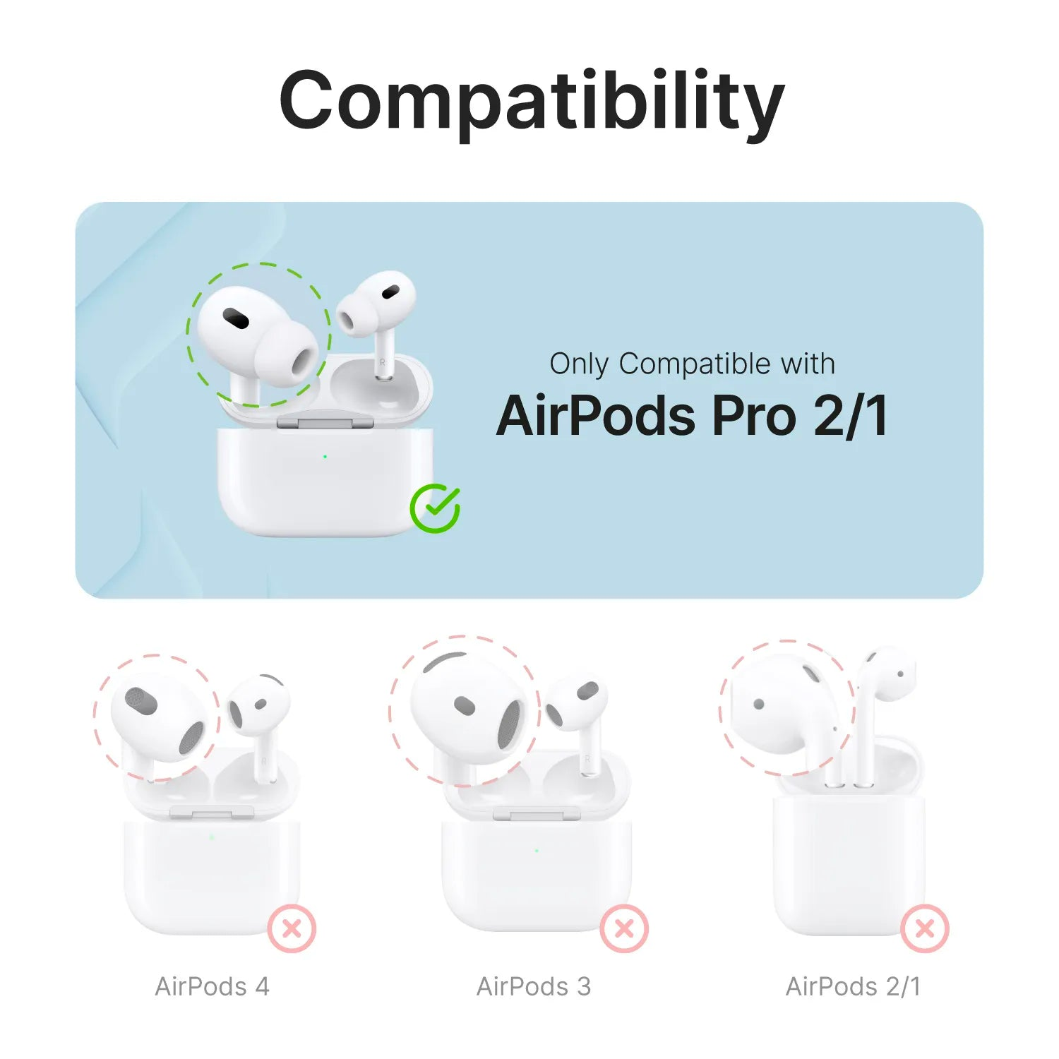 Entronix Case Compatible with AirPods Pro 2nd/1st Gen - Luxury Diamonds Cover