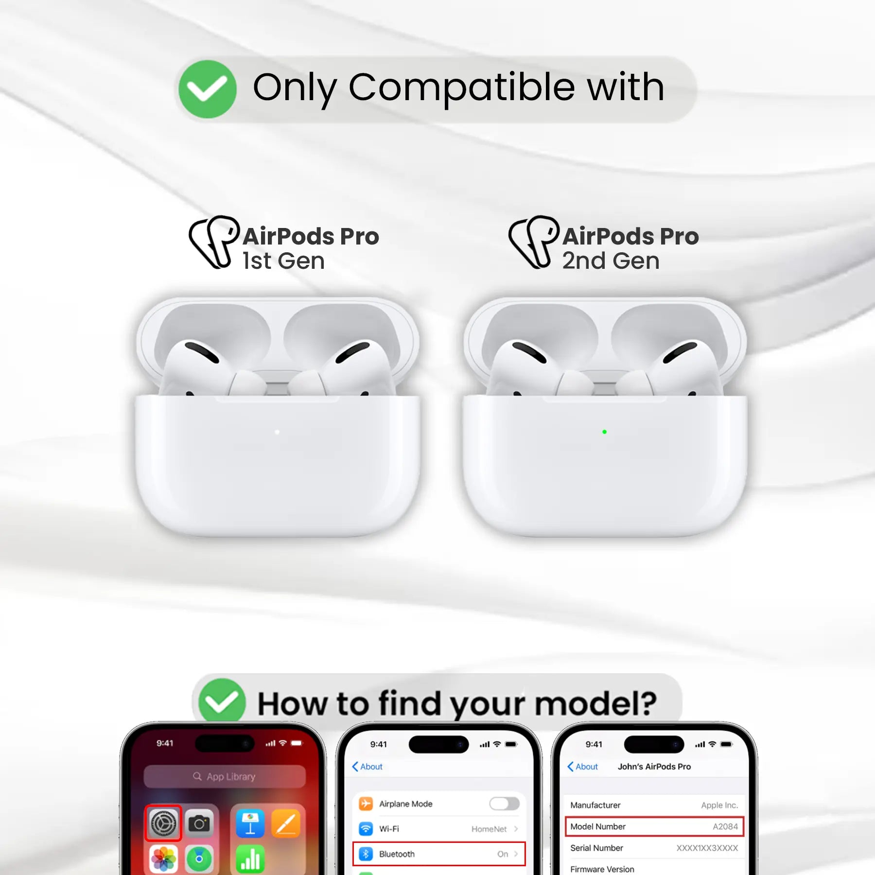 Entronix Case Compatible with AirPods Pro 2nd/1st Gen - Luxury Diamonds Cover