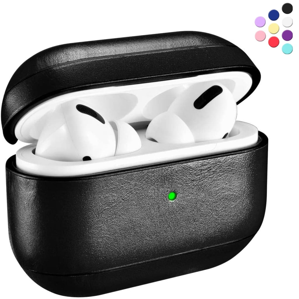 Entronix Case Compatible with AirPods Pro 2nd/1st Gen - Luxury Leather Cover