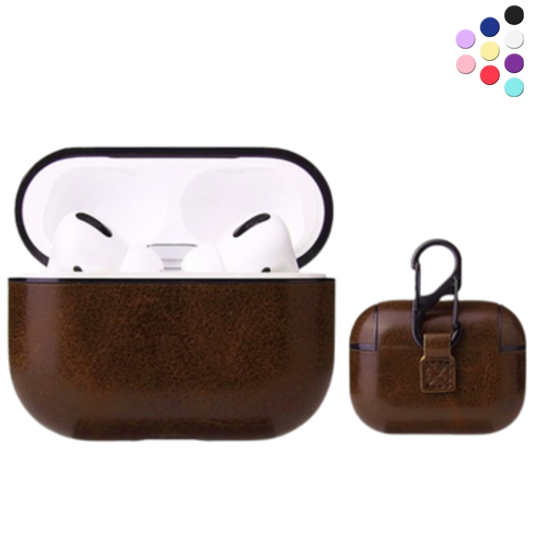 Entronix Case Compatible with AirPods Pro 2nd/1st Gen - Luxury Leather Cover